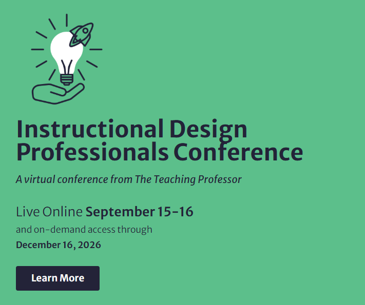 2026 Instructional Design Professionals Conference