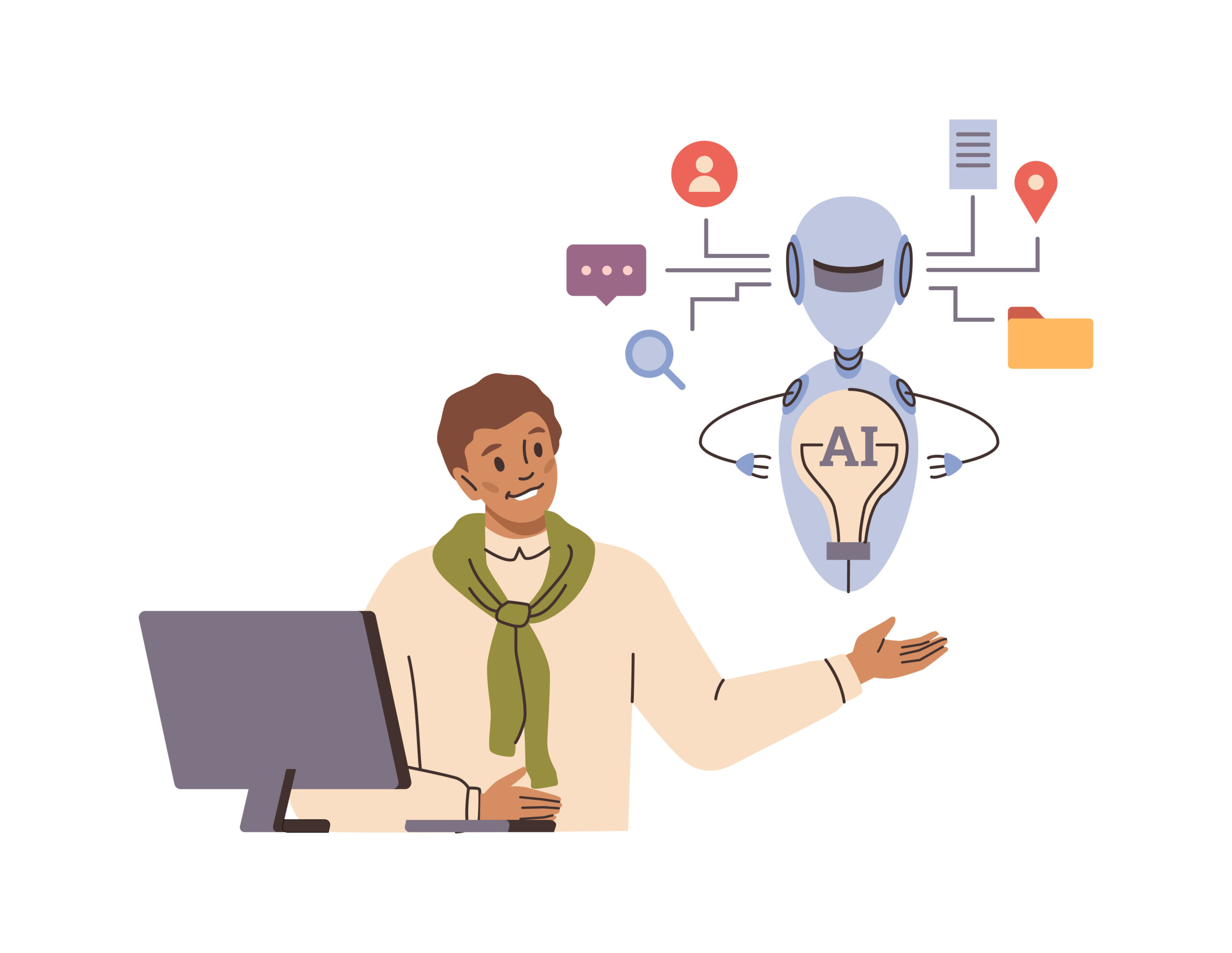 Faculty using AI to assist with teaching tasks and build time-saving techniques.