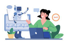 AI helping faculty, instructor, professor with tasks to help workload and provide students better support 24/7.